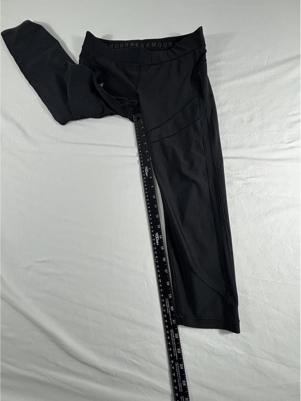 Under Armour Women's HeatGear Compression Leggings Black Size XL - Picture 4 of 5